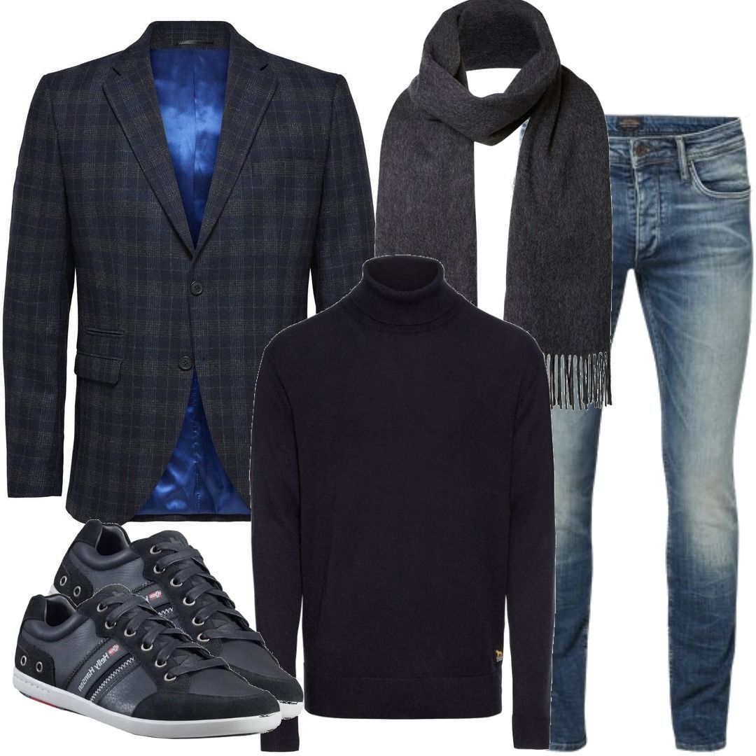 Selected Homme Slhslim-mylologan Navy Blazer B - blazers met één