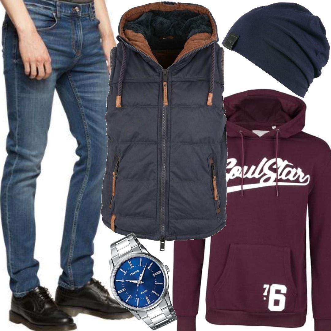 SOULSTAR Hoodie Outfit für Herrenoutfits zum Nachshoppen auf Stylaholic