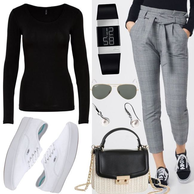 VERO MODA Damen Hose 'Tall Paperbag' – High Waist Mit Kordelzug, Lockere Passform (65% EcoVero Viskose)