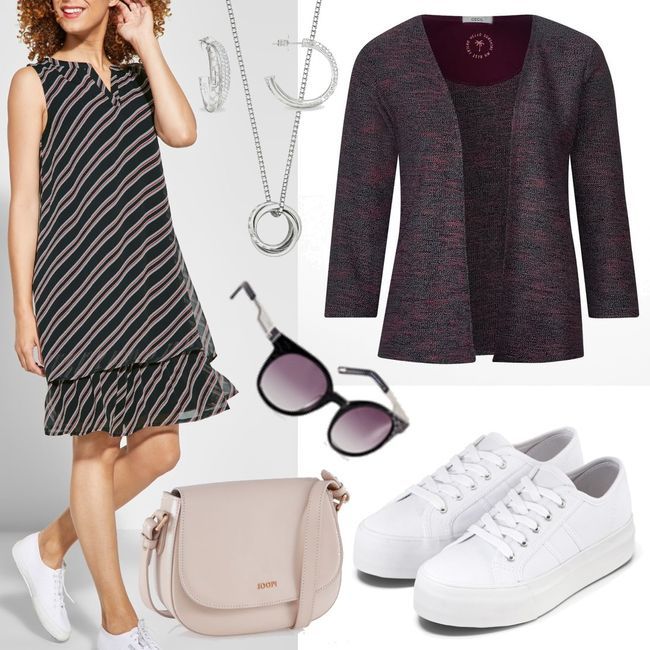 Street One Kleid Im Lagen Look Outfit Fur Damenoutfits Zum Nachshoppen Auf Stylaholic