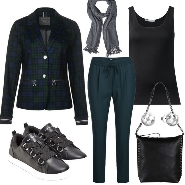 Street One Karo Blazer Caileen Outfit Fur Damenoutfits Zum Nachshoppen Auf Stylaholic