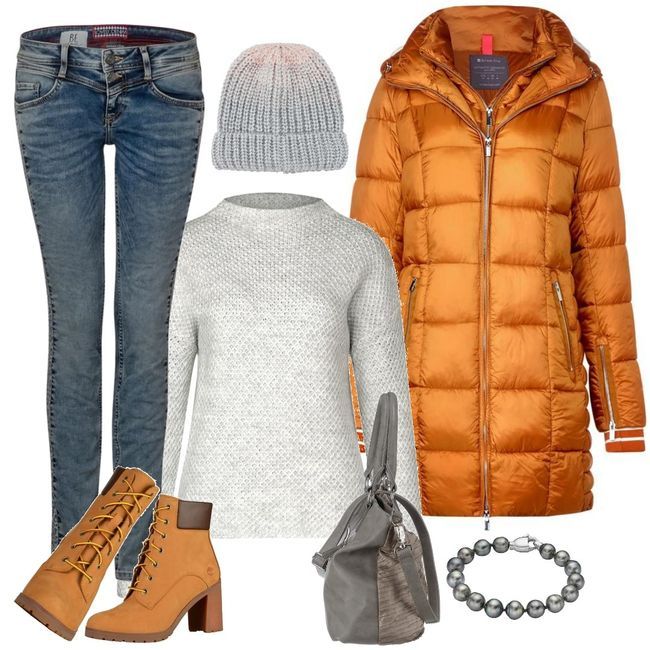 caramel Braun Outfit für Damenoutfits zum auf Stylaholic